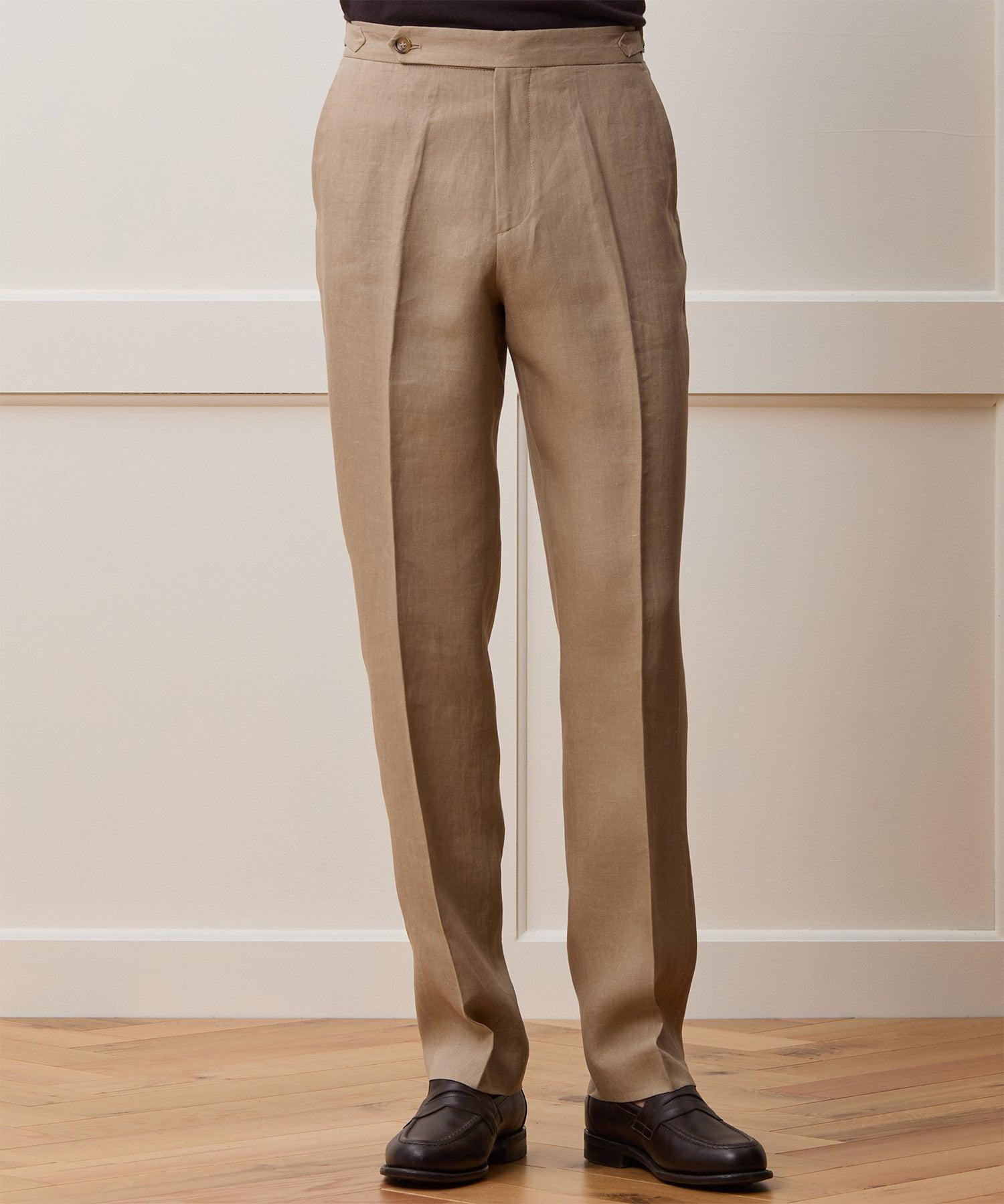 Italian Linen Side Tab Trouser Product Image