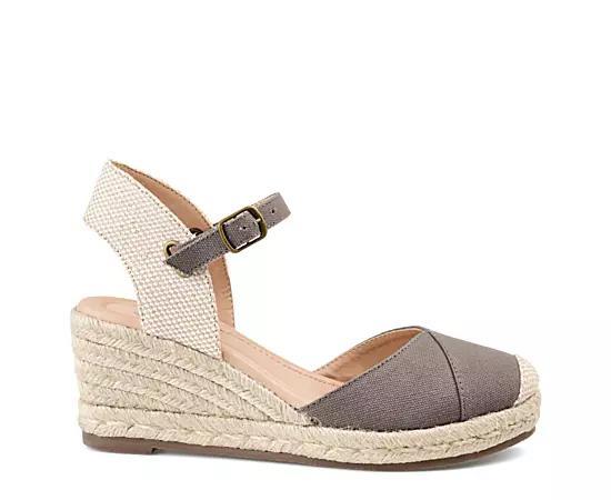 Journee Ashlyn Womens Wedges Blue Product Image