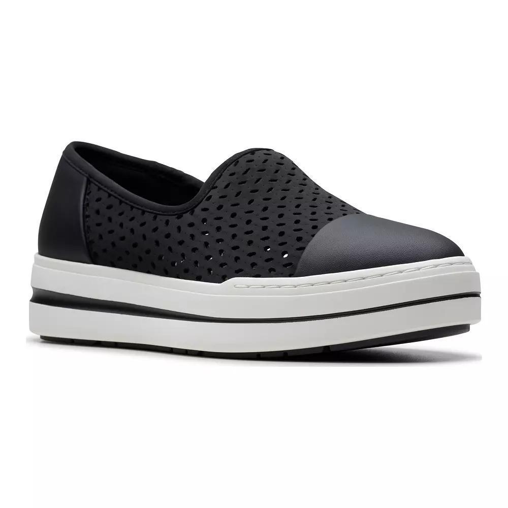 Clarks® Cloudstepper Audreigh Star Women's Casual Slip-On Shoes, Size: 6, Black Product Image