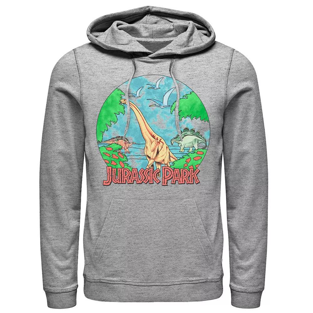 Men's Marvel Simple Brick Logo Outline Hoodie, Size: XL, Athletic Grey Product Image