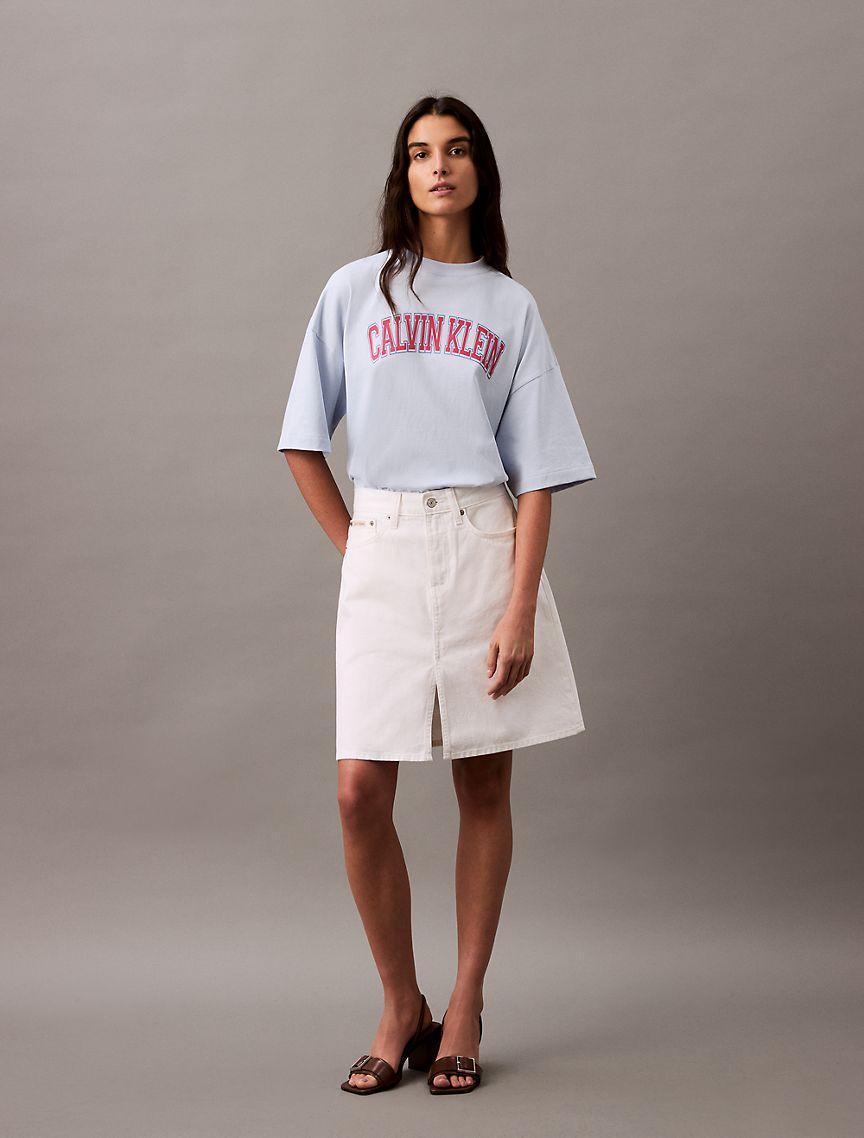 Boxy Varsity Logo T-Shirt Product Image