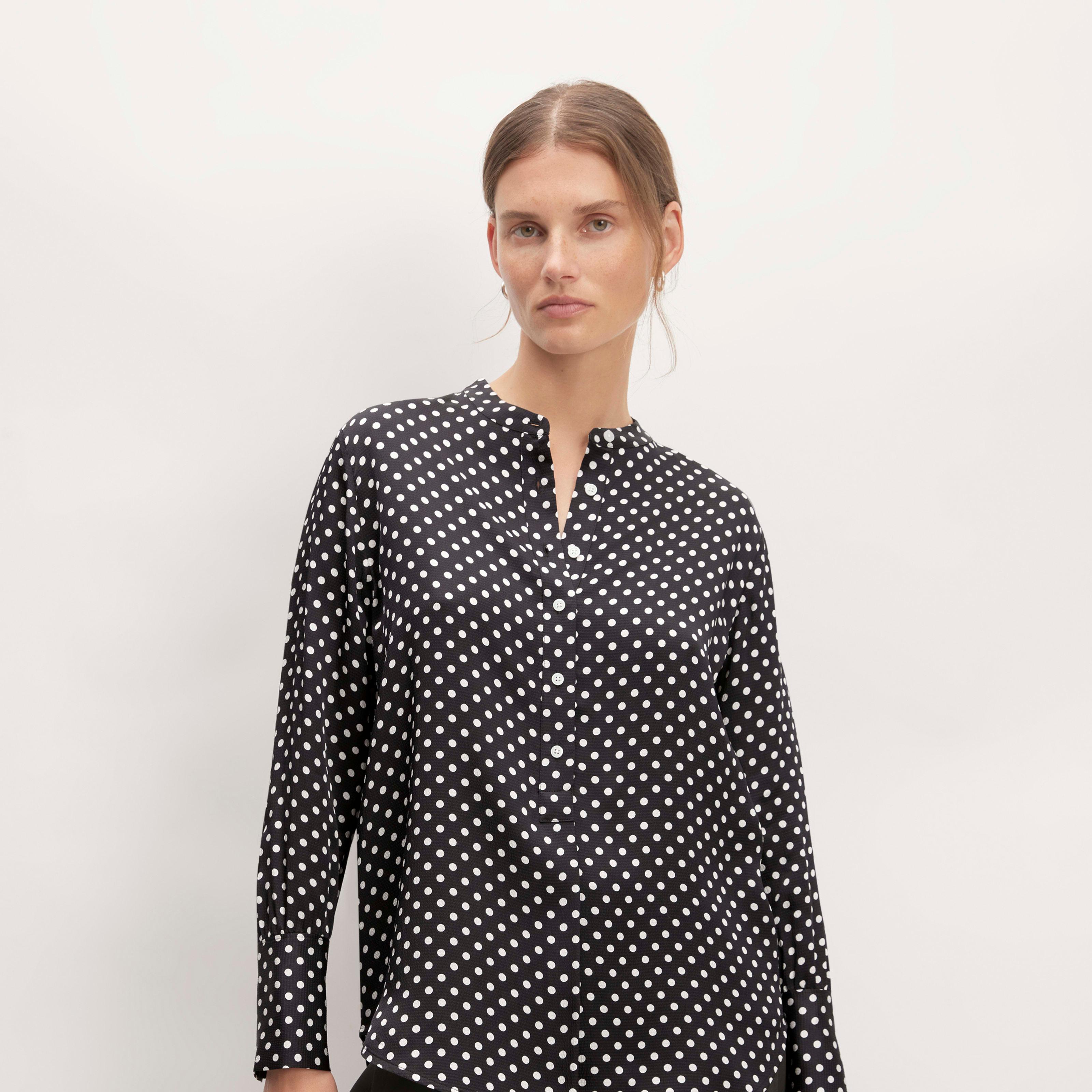 The Hammered Satin Popover Shirt Product Image