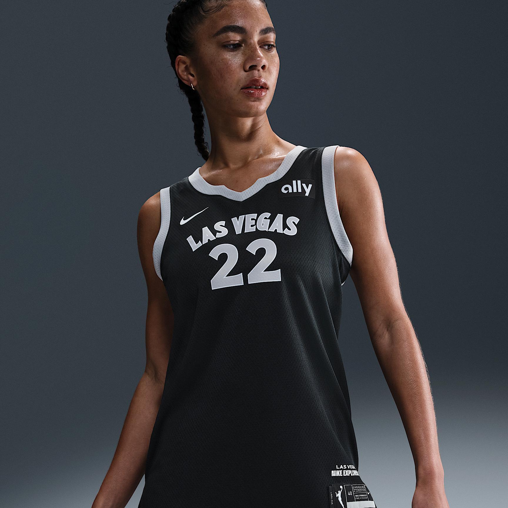A'ja Wilson Las Vegas Aces 2023 Nike Dri-FIT WNBA Victory Jersey Product Image