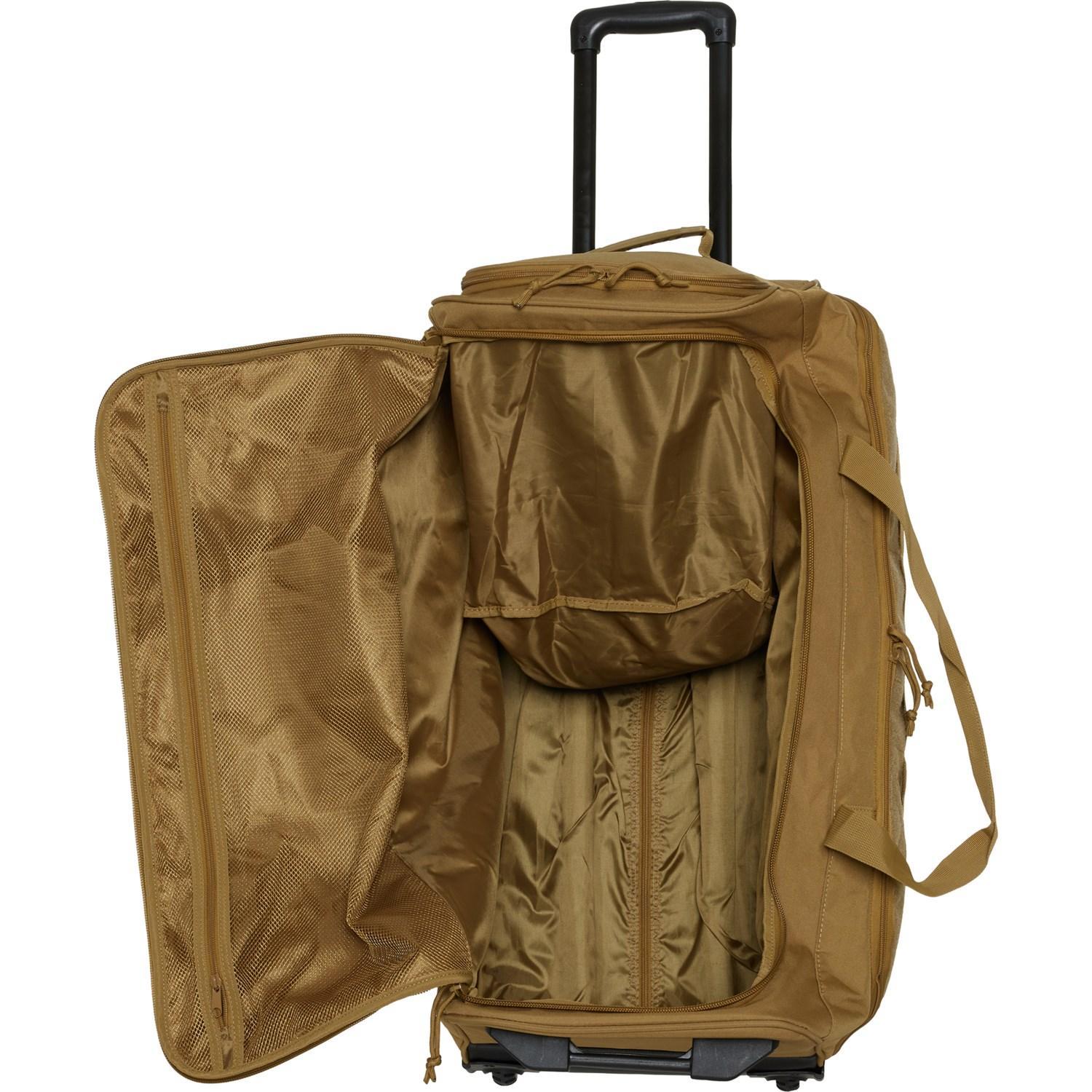 HIGHLAND TACTICAL 30” Squad Rolling Duffel Bag - Desert Product Image