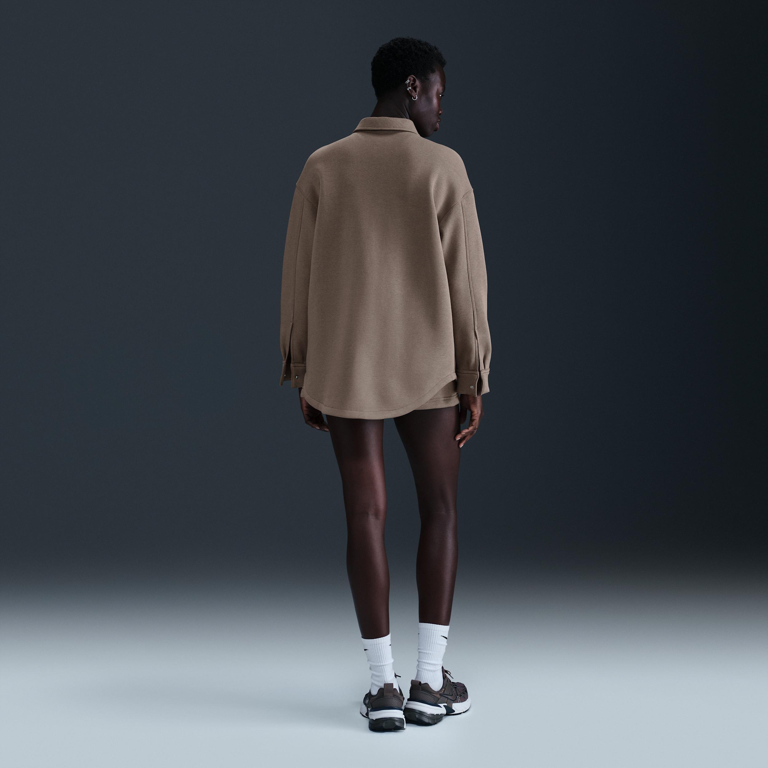Women's Nike Sportswear Phoenix Fleece Oversized Shirt Jacket Product Image