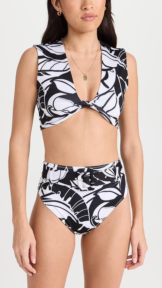 Ramy Brook Palm Printed Olivia Bikini Top | Shopbop Product Image
