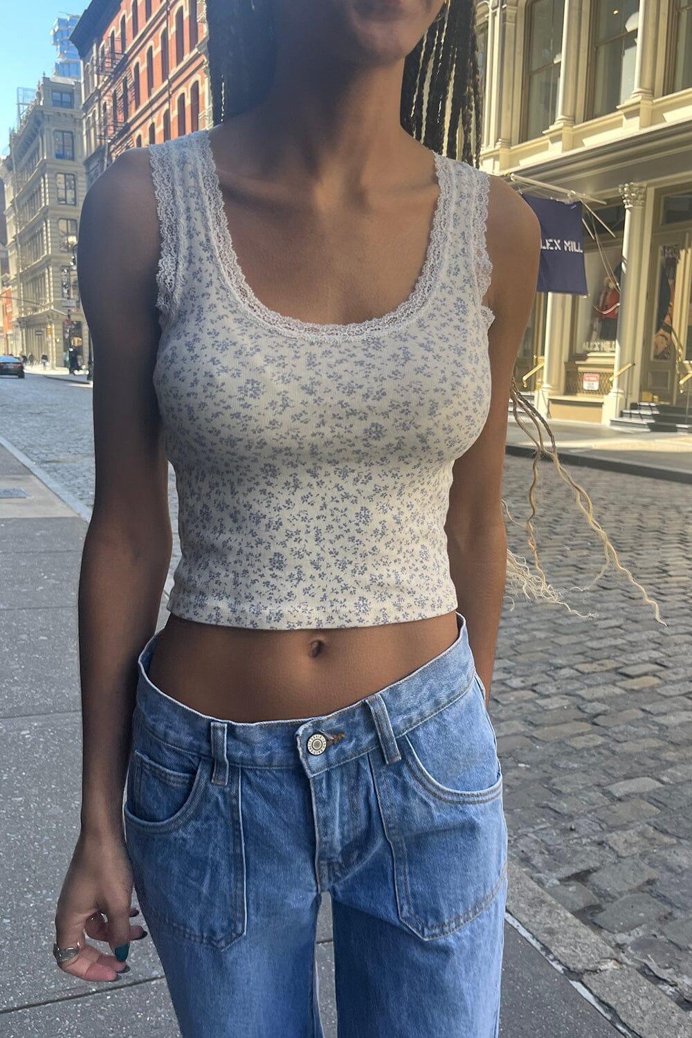 Ronnie Floral Lace Tank Product Image