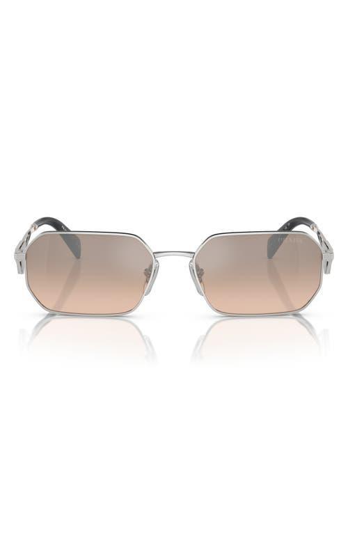 Geometric Steel Rectangle Sunglasses Product Image