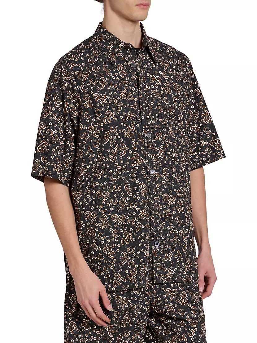 Labilio Floral Button-Front Shirt Product Image