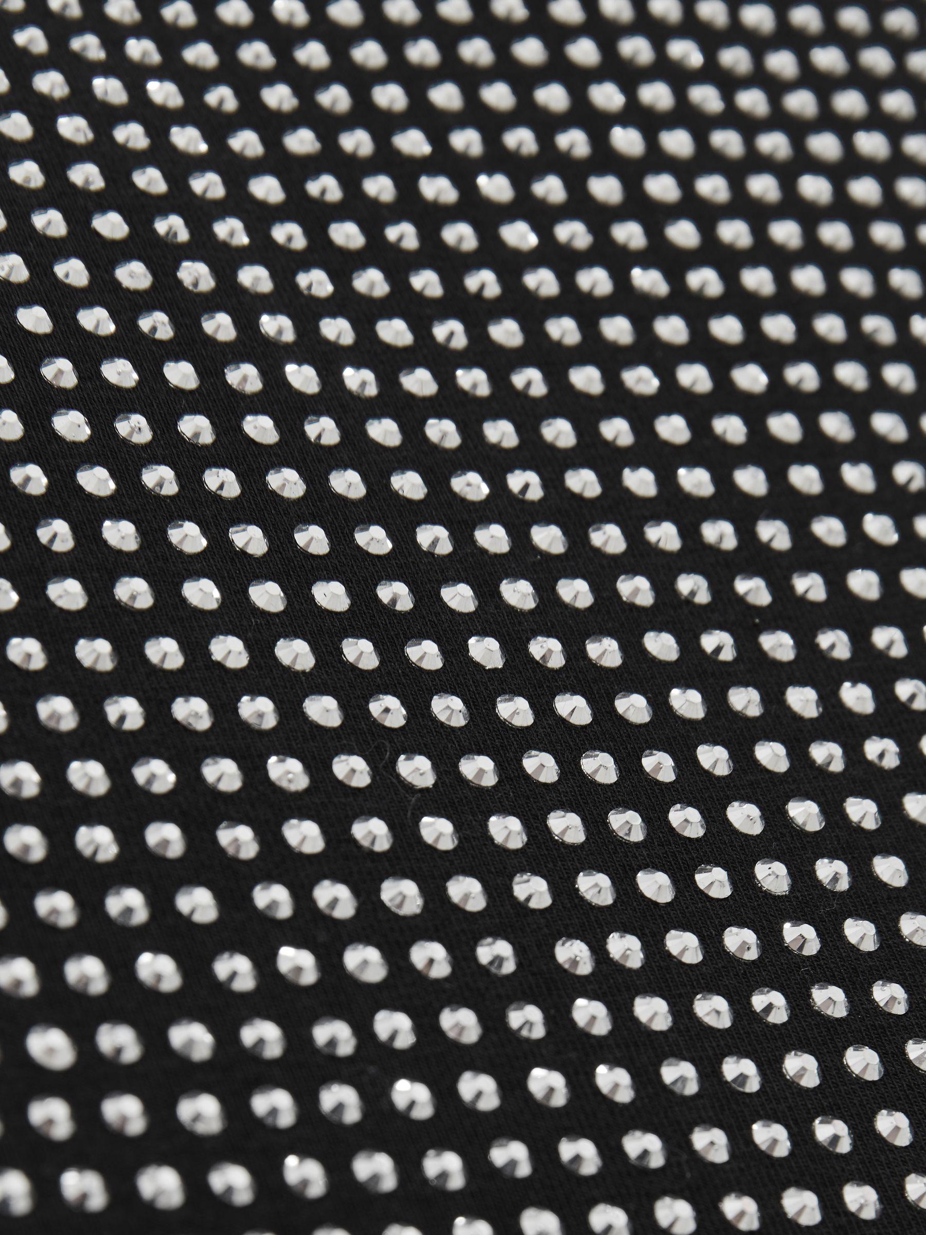 Good American Crystal Bodycon Dress in Black Product Image