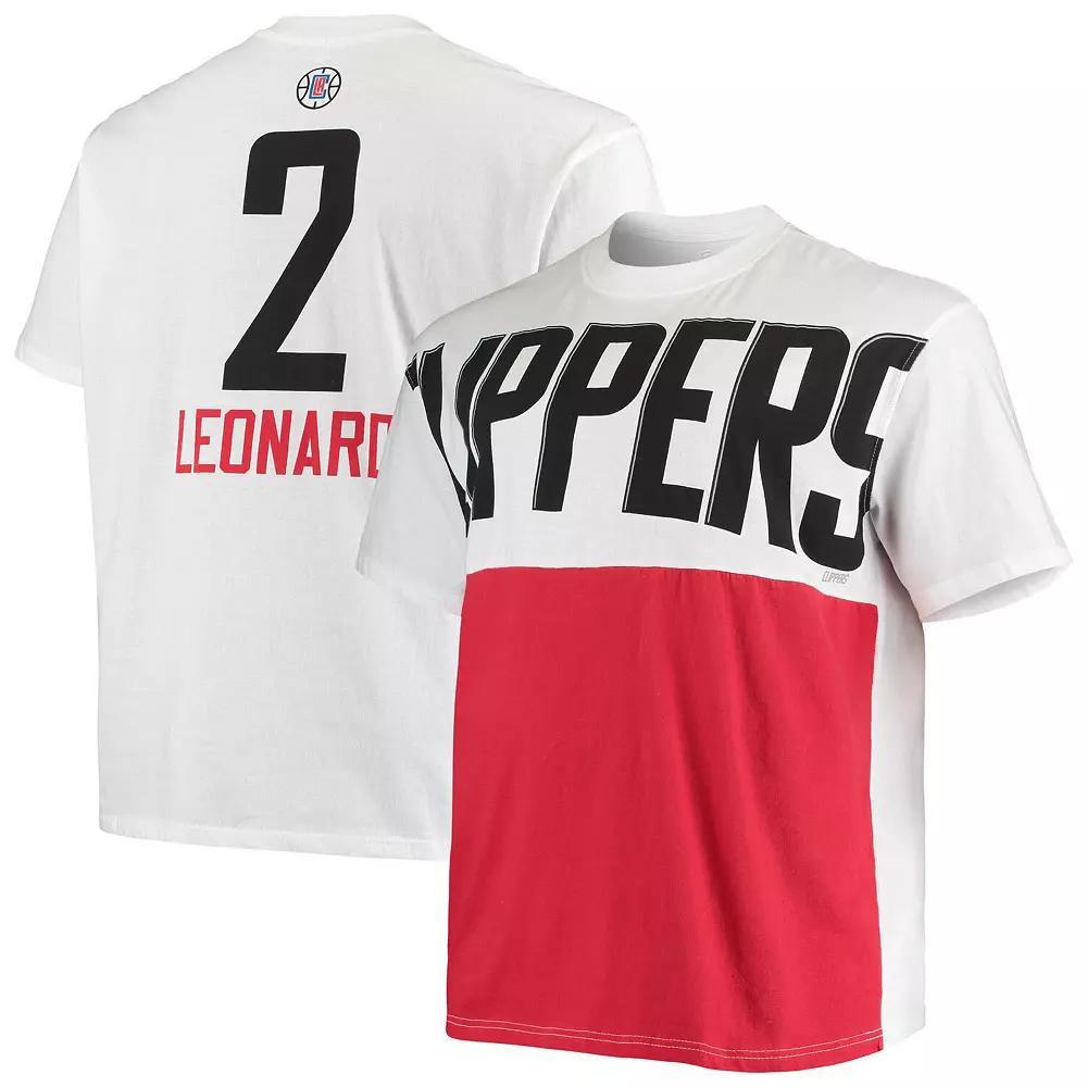 Mens Fanatics Branded Kawhi Leonard LA Clippers Big & Tall Yoke T-Shirt Product Image