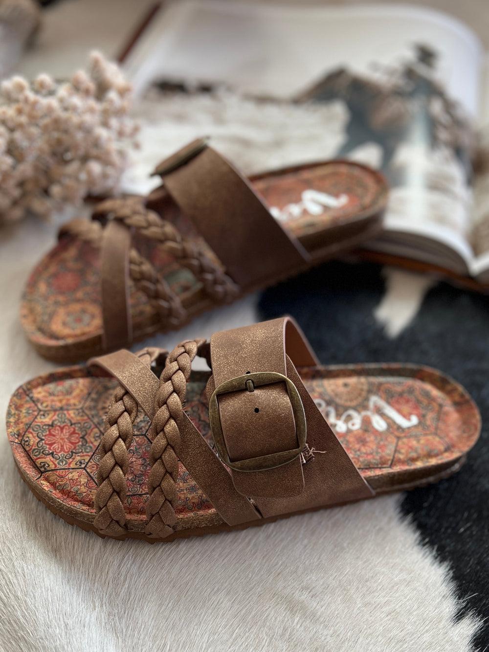 Very G Nora Tan Sandal Product Image
