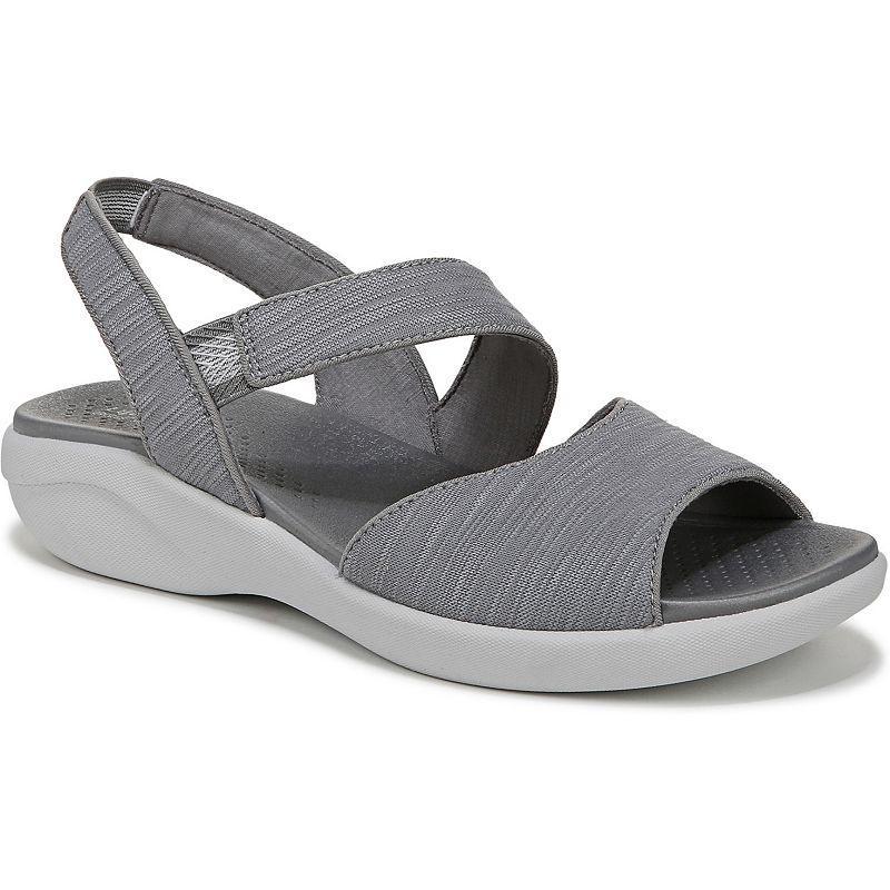 LifeStride Cheerful Women's Strappy Sandals, Size: 7 Wide, Grey Product Image