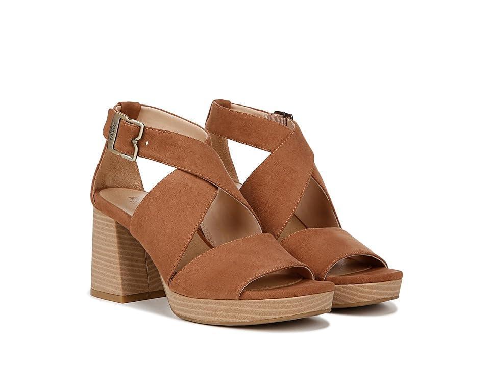 Dr. Scholl's Maya Block Heel Sandal Microfiber) Women's Sandals Product Image