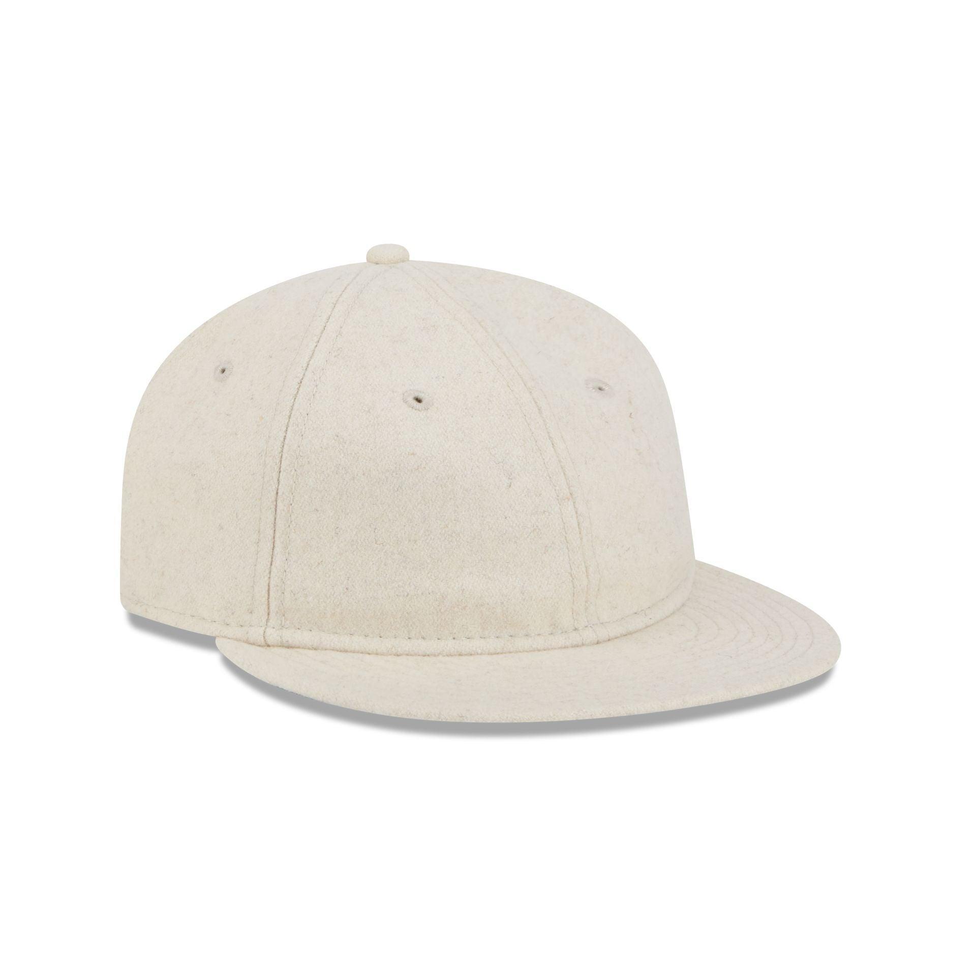 New Era Cap Heather Gray Melton Wool Retro Crown 9FIFTY Strapback Hat Male Product Image