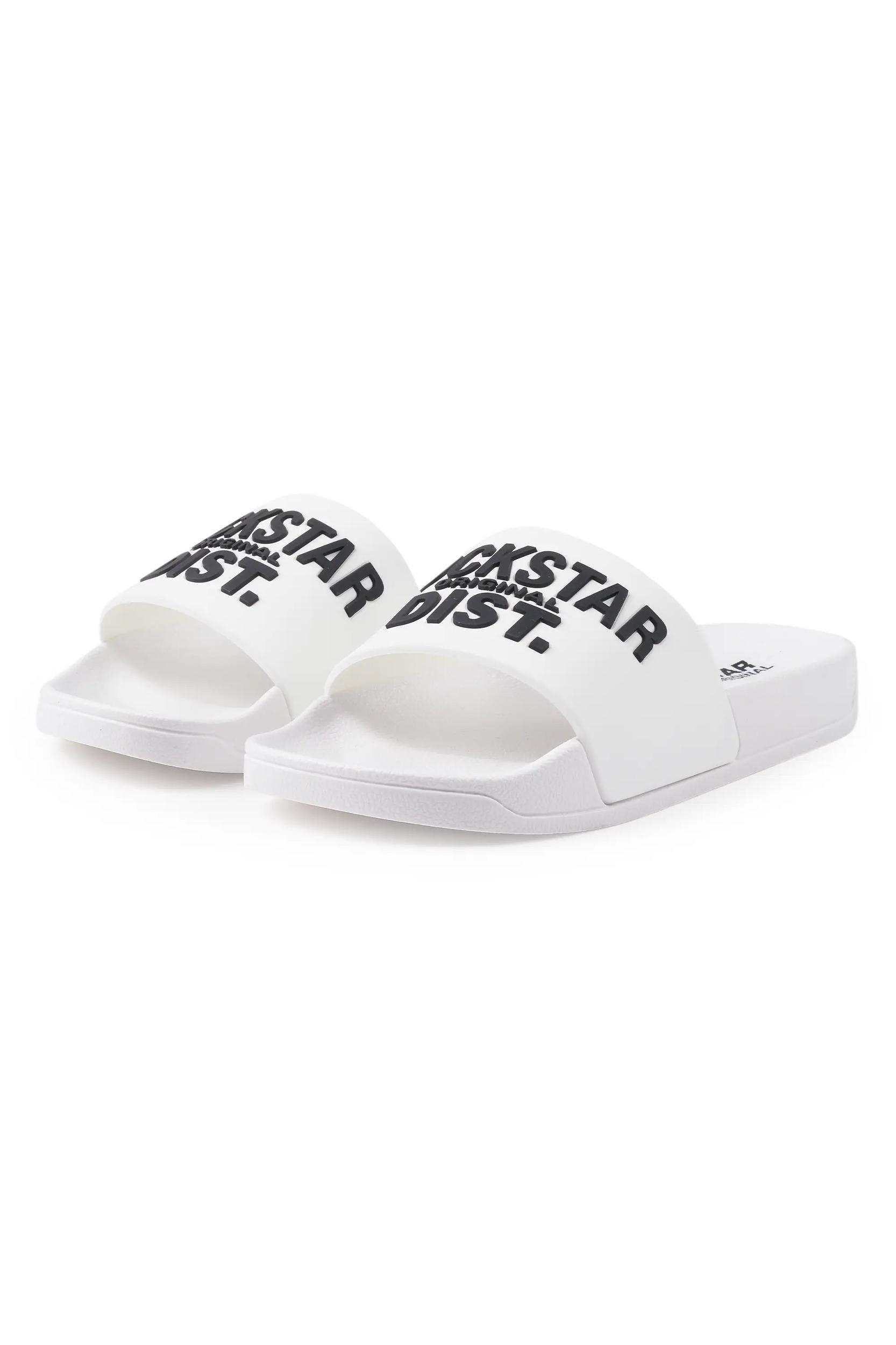 Laguna Lake White Graphic Slides Male Product Image