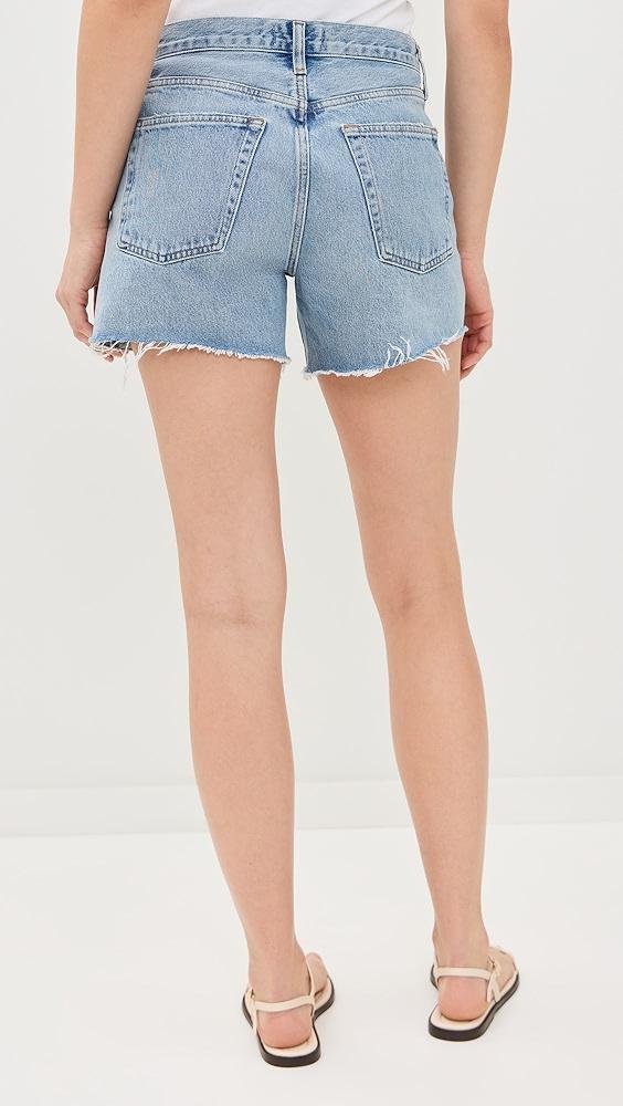 AGOLDE Parker Long Loose Fit Vintage Shorts | Shopbop Product Image