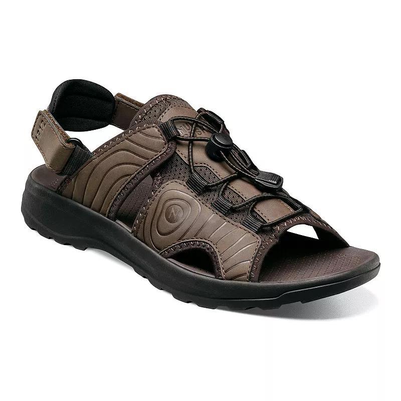 Nunn Bush® Huck Bungee Men's Slide Sandals, Size: 14, Brown Product Image