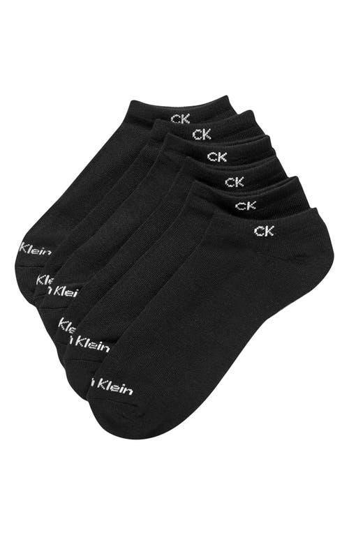 Calvin Klein Men's Cushion 6-Pack No Show Socks - Black Product Image