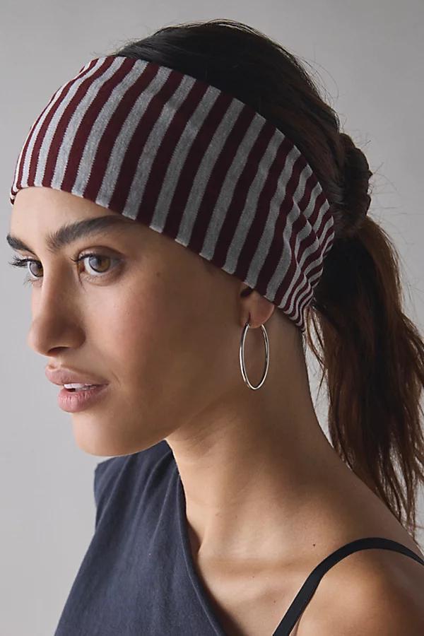 Evie Striped Headwrap Wide Headband Womens at Urban Outfitters Product Image