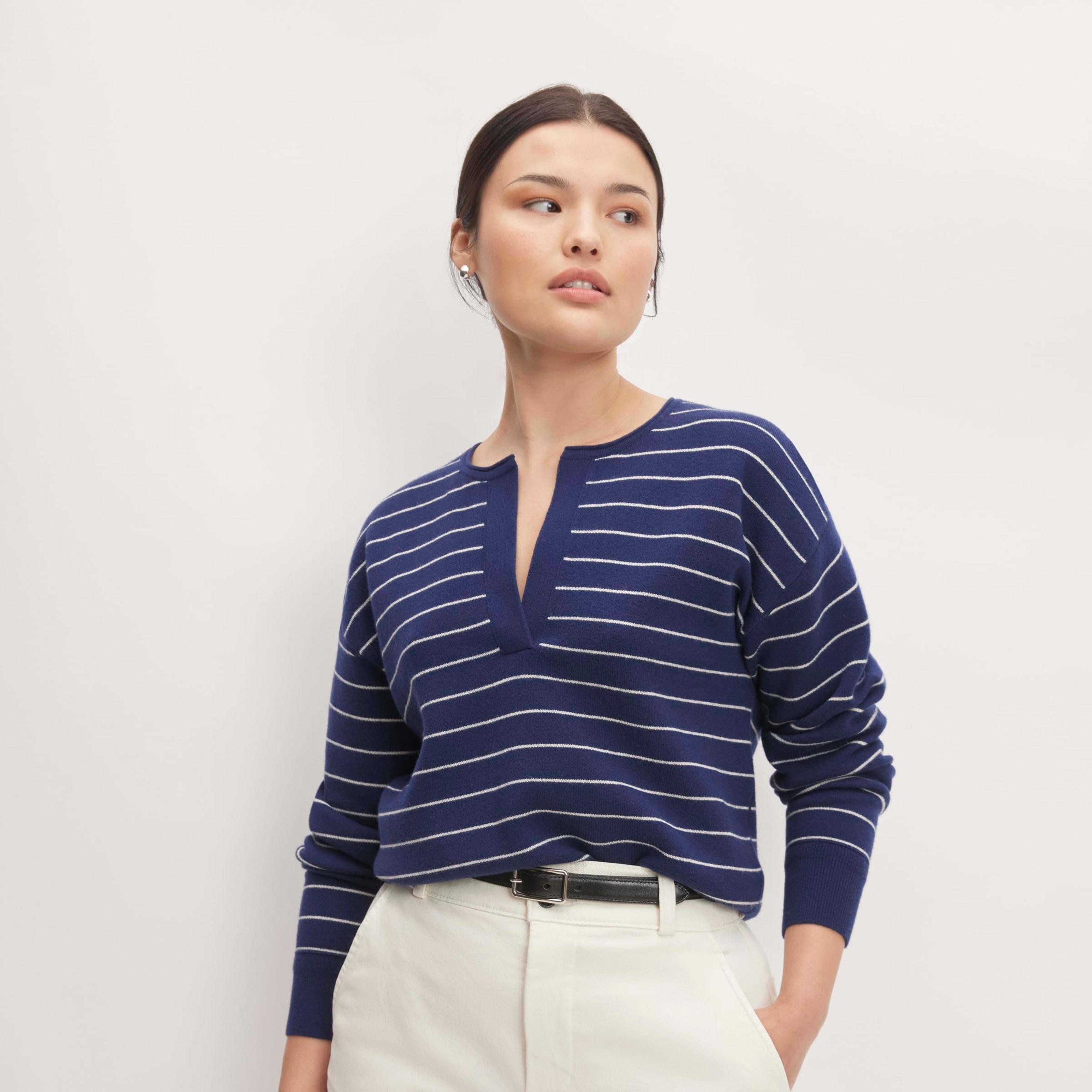 The Cotton-Merino Vintage Henley Product Image
