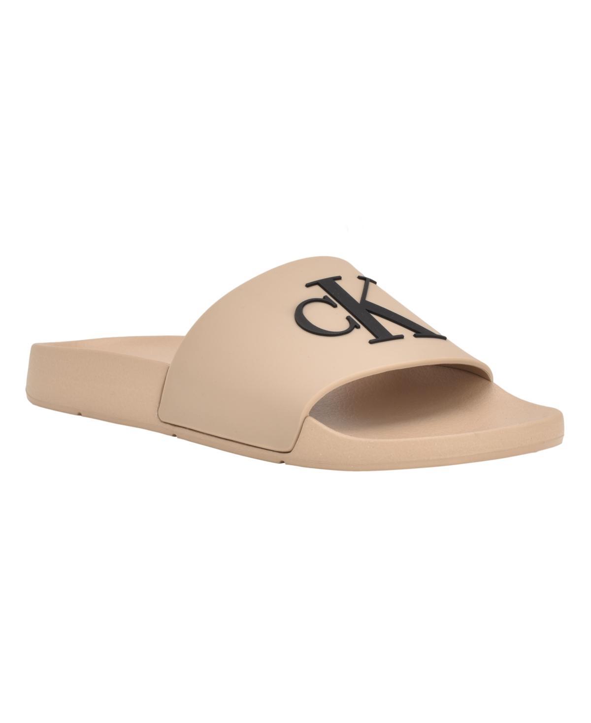 Calvin Klein Women's Women's Arin Slide - White - 7 Product Image