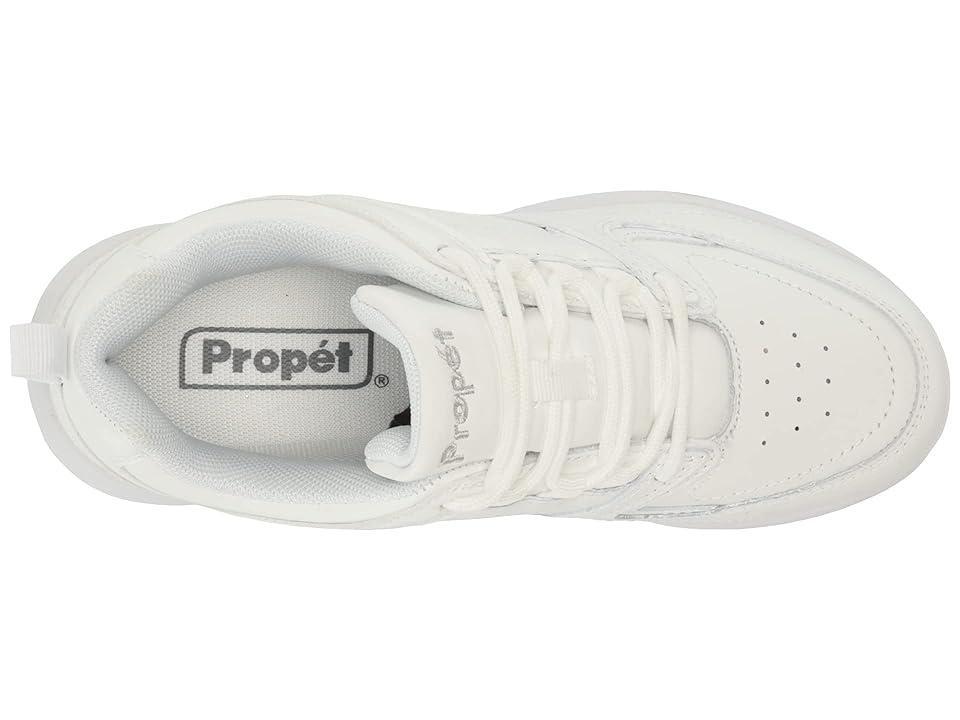 Propet Lifewalker Women's Leather Sport Sneakers, Size: 7.5 XW, White Product Image
