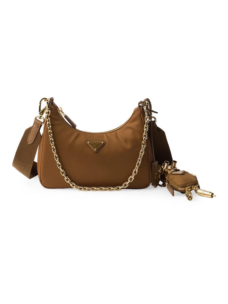 Womens Re-Edition 2005 Re-Nylon and Leather Shoulder Bag Product Image