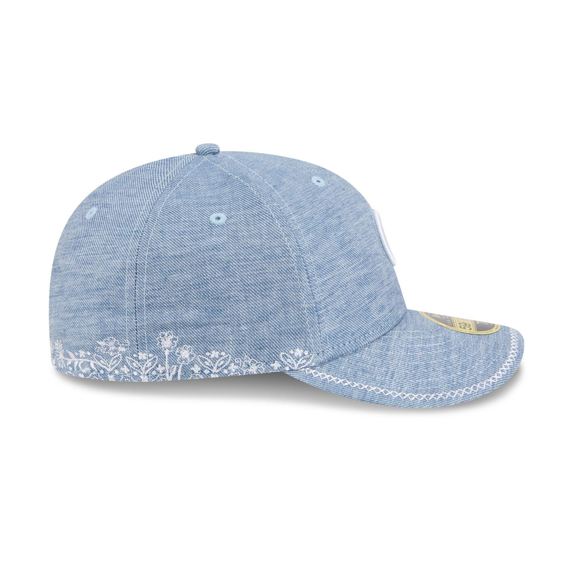 Houston Astros Hand Stitched Chambray Low Profile 59FIFTY Fitted Hat Male Product Image