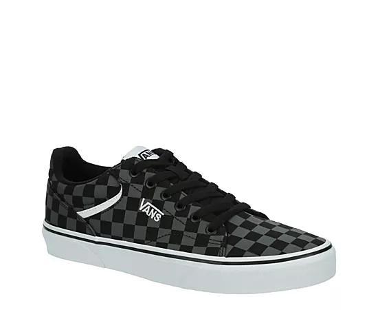 Vans® Seldan Men's Shoes, Size: 9.5, Black Gray Product Image