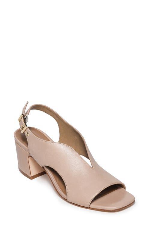 Womens Bedford Leather Mid Heel Sandals Product Image