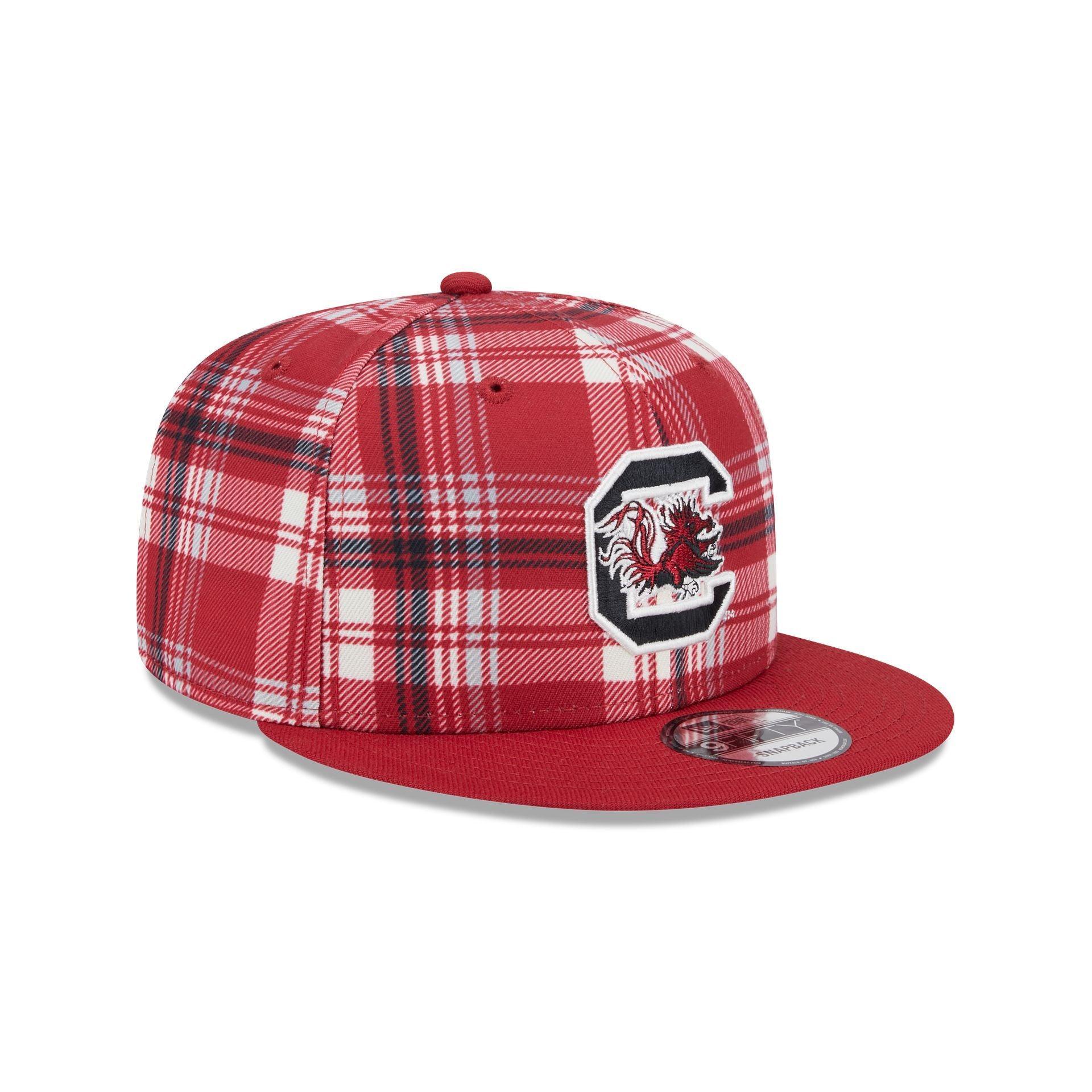 South Carolina Gamecocks Plaid 9FIFTY Snapback Hat Male Product Image