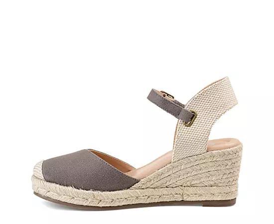 Journee Ashlyn Womens Wedges Blue Product Image