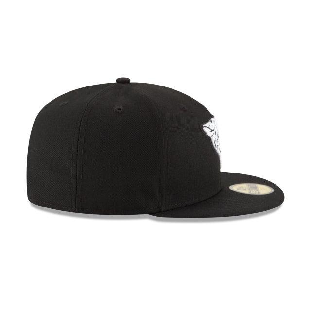New York Knicks Black & White 59FIFTY Fitted Hat Male Product Image