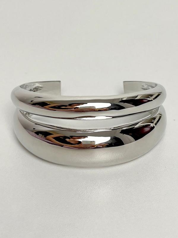 Geometric Shiny Solid Color Bracelet Accessories Product Image