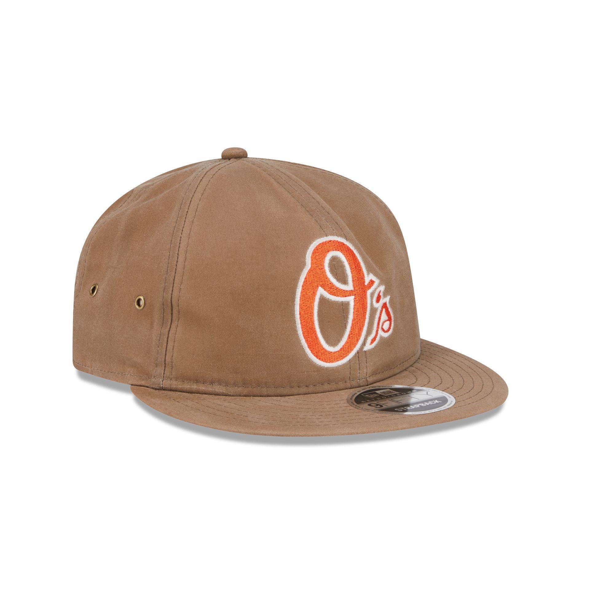 Baltimore Orioles Khaki Retro Crown 9FIFTY Adjustable Hat Male Product Image
