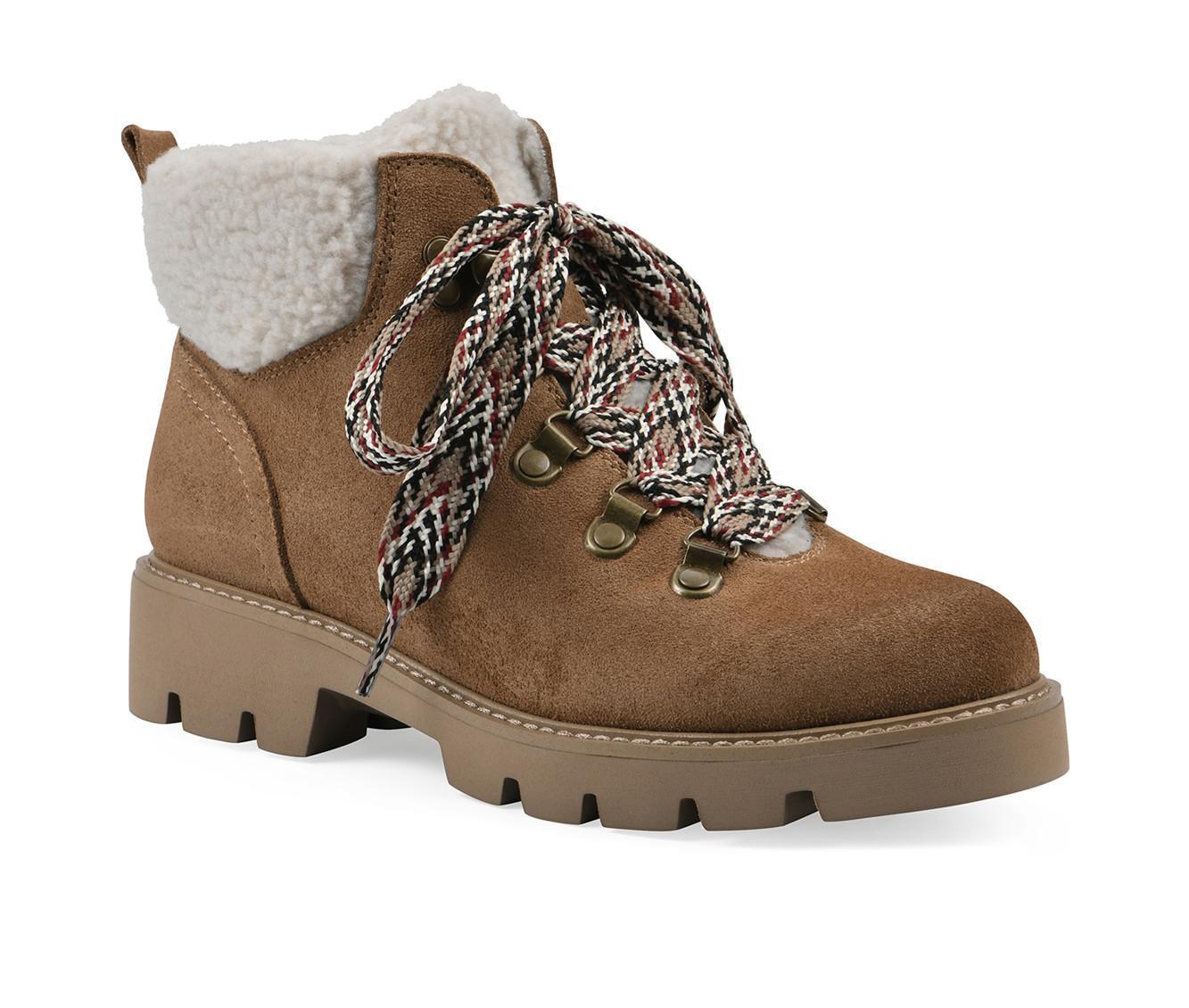 Women's White Mountain Gloving Lace Up Winter Booties Product Image