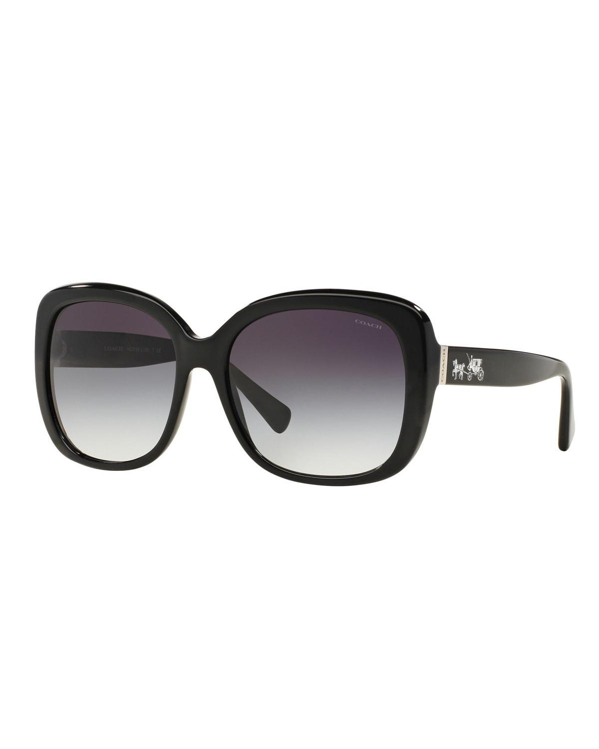 COACH Horse  Carriage Logo Square Gradient Sunglasses Product Image