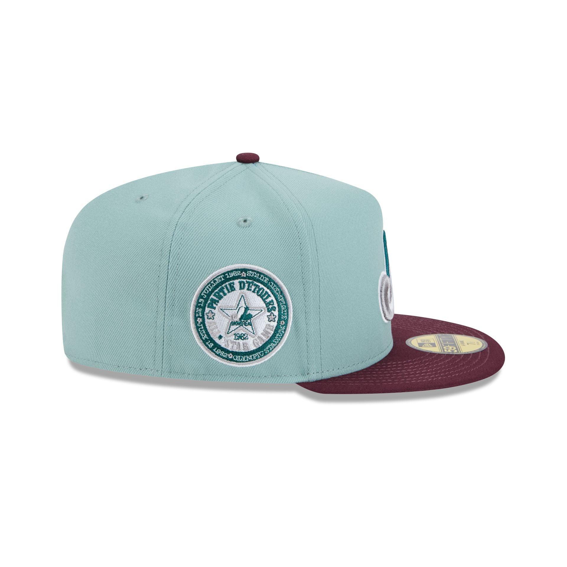 Montreal Expos Beach Kiss Blue 59FIFTY A-Frame Fitted Hat Male Product Image