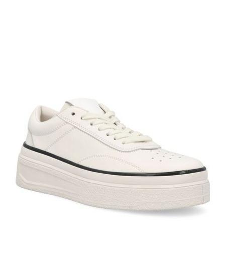 JIL SANDER Chunky Lace-up Sneakers In White Product Image