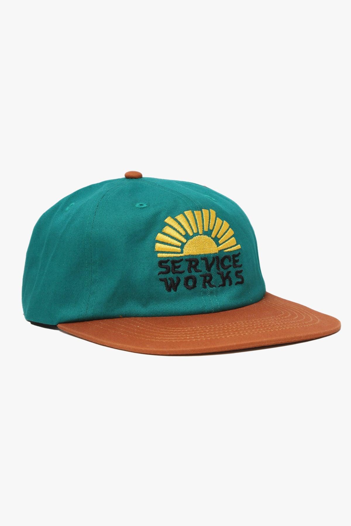 Sunny Side Up Cap - Teal/Brown Product Image