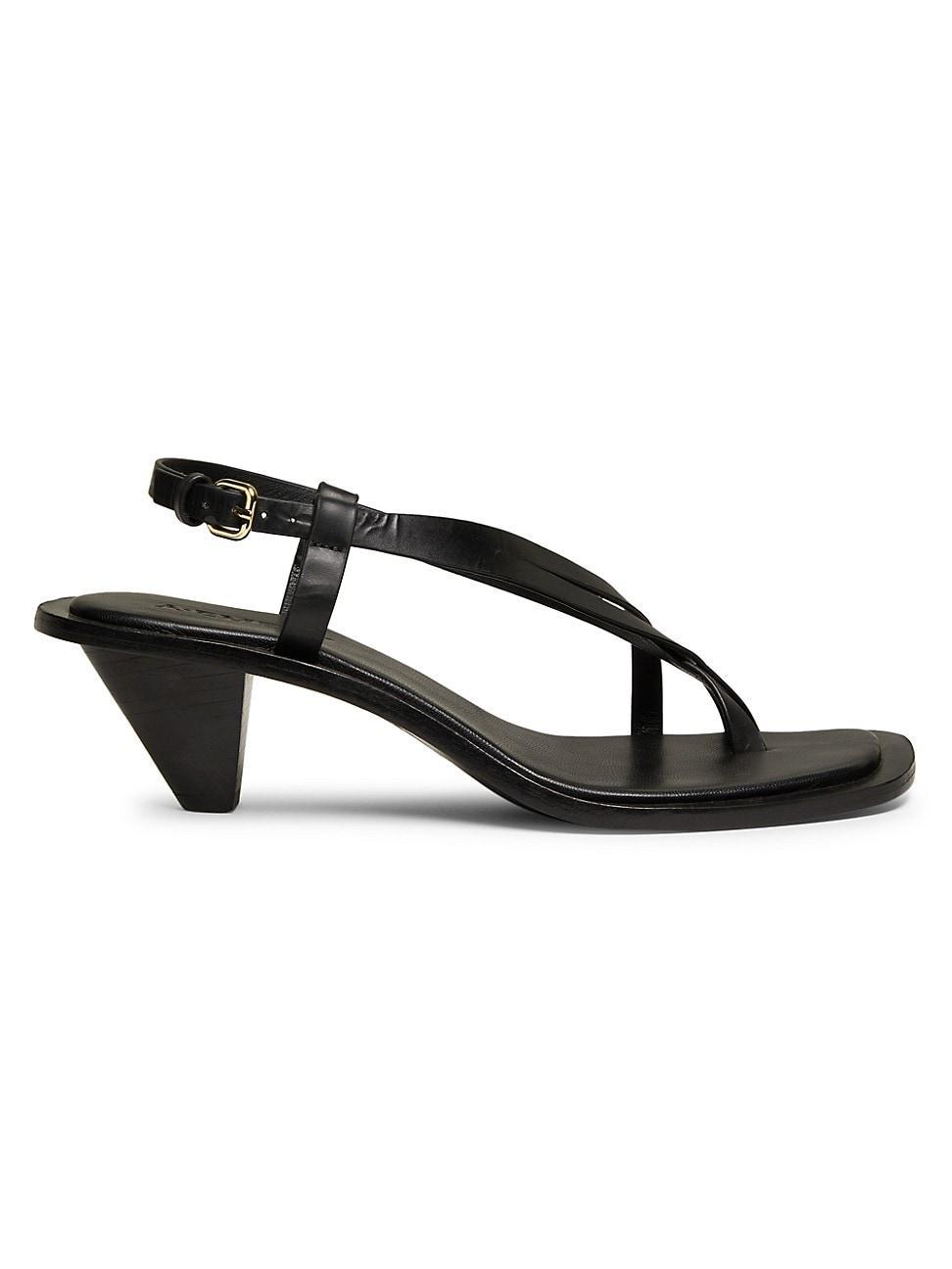 Womens Ira Leather Heeled Sandals Product Image