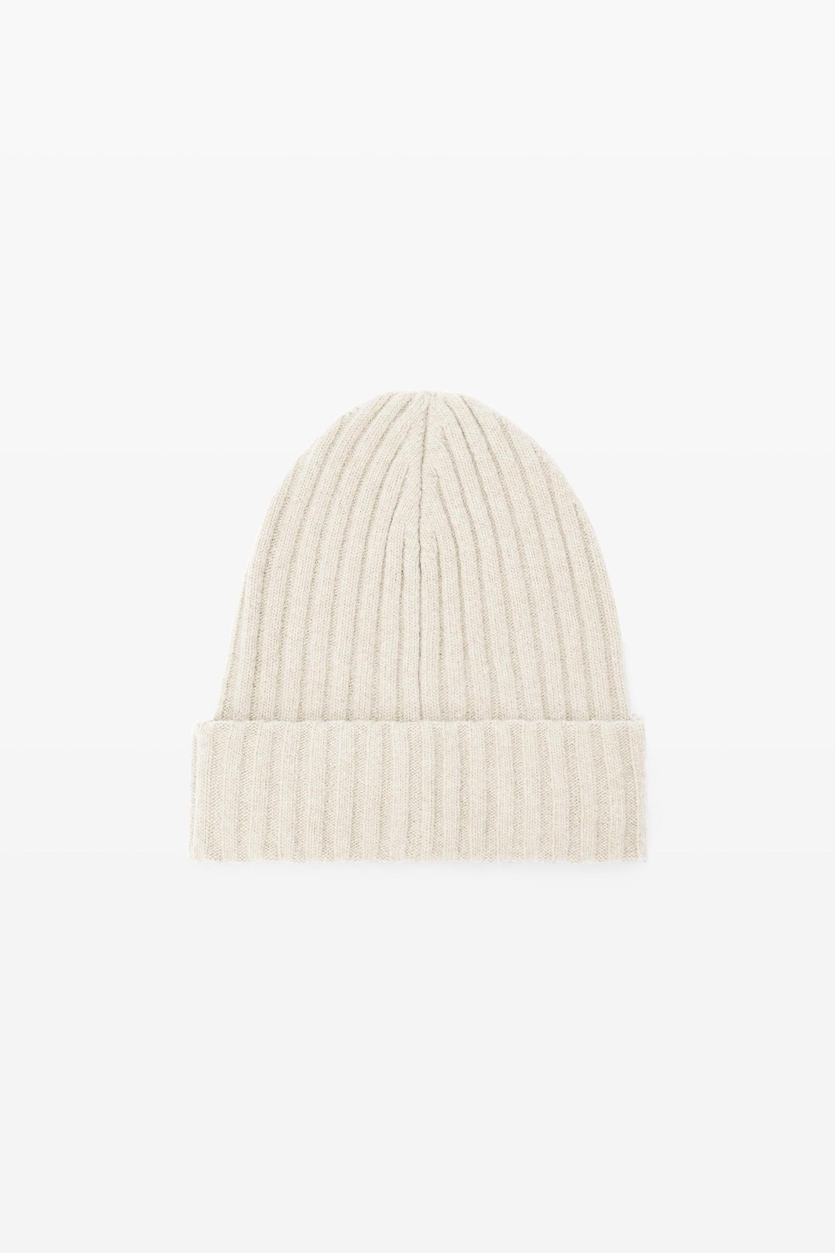 Ribbed Beanie With Logo Flag Tag Product Image
