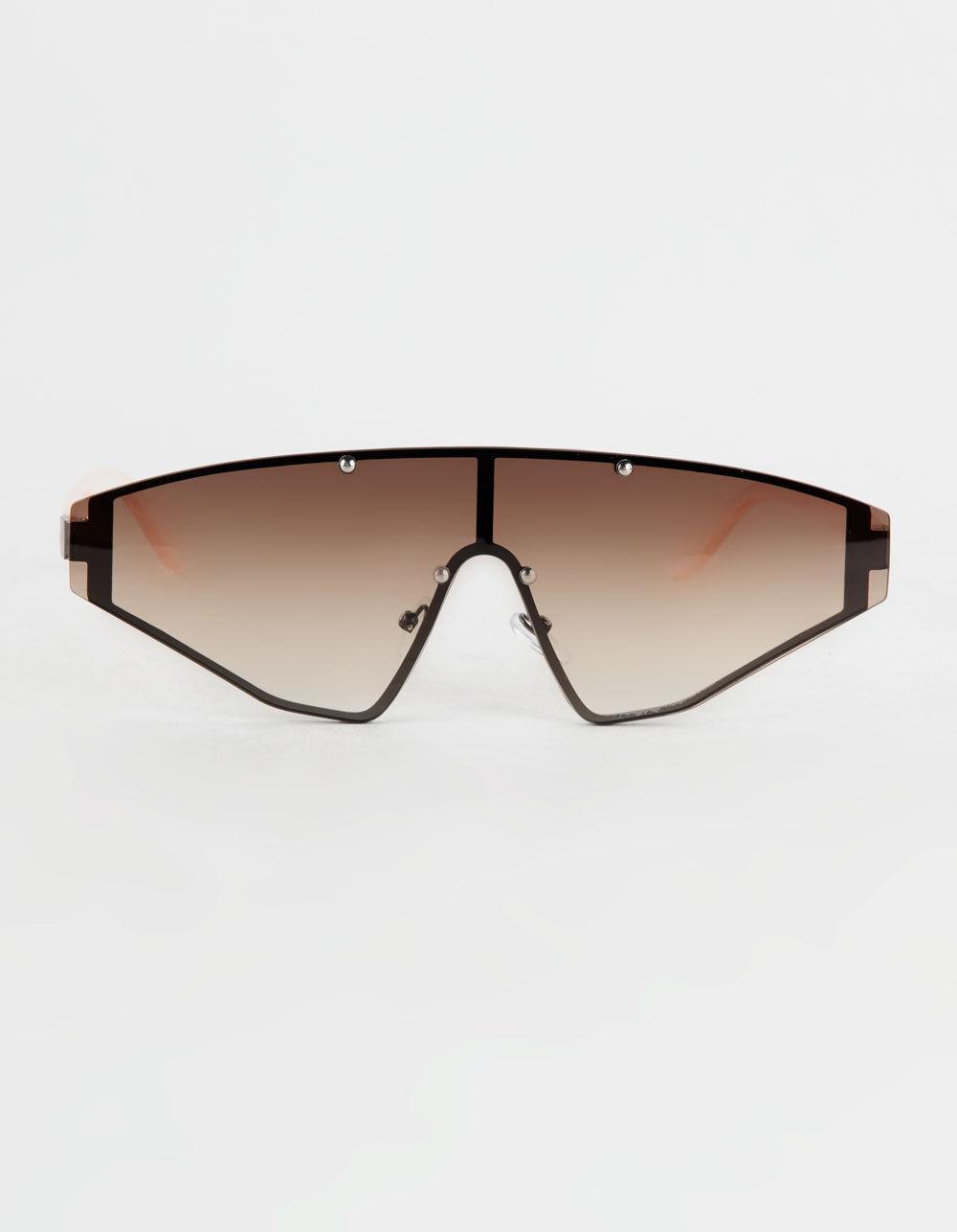 RSQ Becky Shield Sunglasses - PINK Product Image