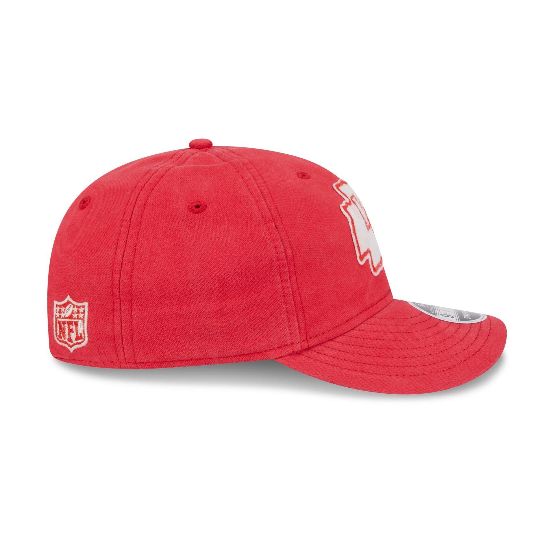 Kansas City Chiefs Canvas Felt Retro Crown 9FIFTY Adjustable Hat Male Product Image