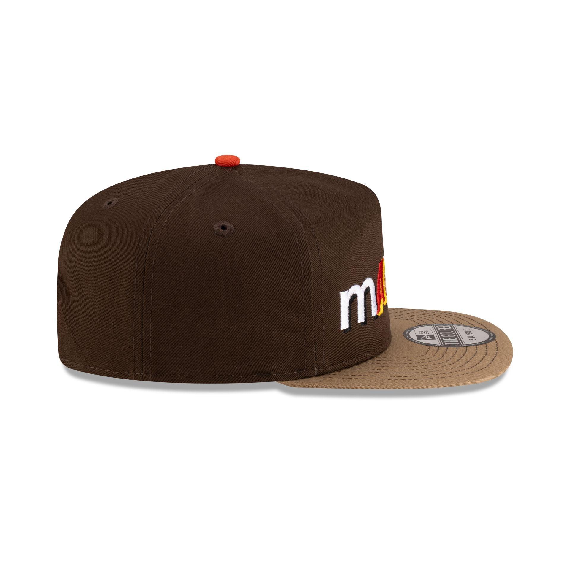 Tyler Herro x Miami Marlins Walnut Khaki Golfer Hat Male Product Image