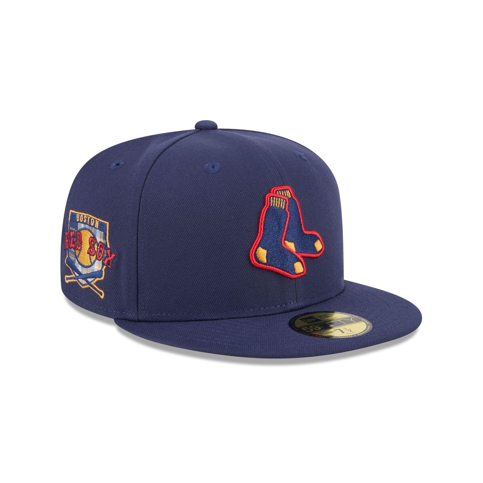 Boston Red Sox Blue Tartan 59FIFTY Fitted Hat Male Product Image