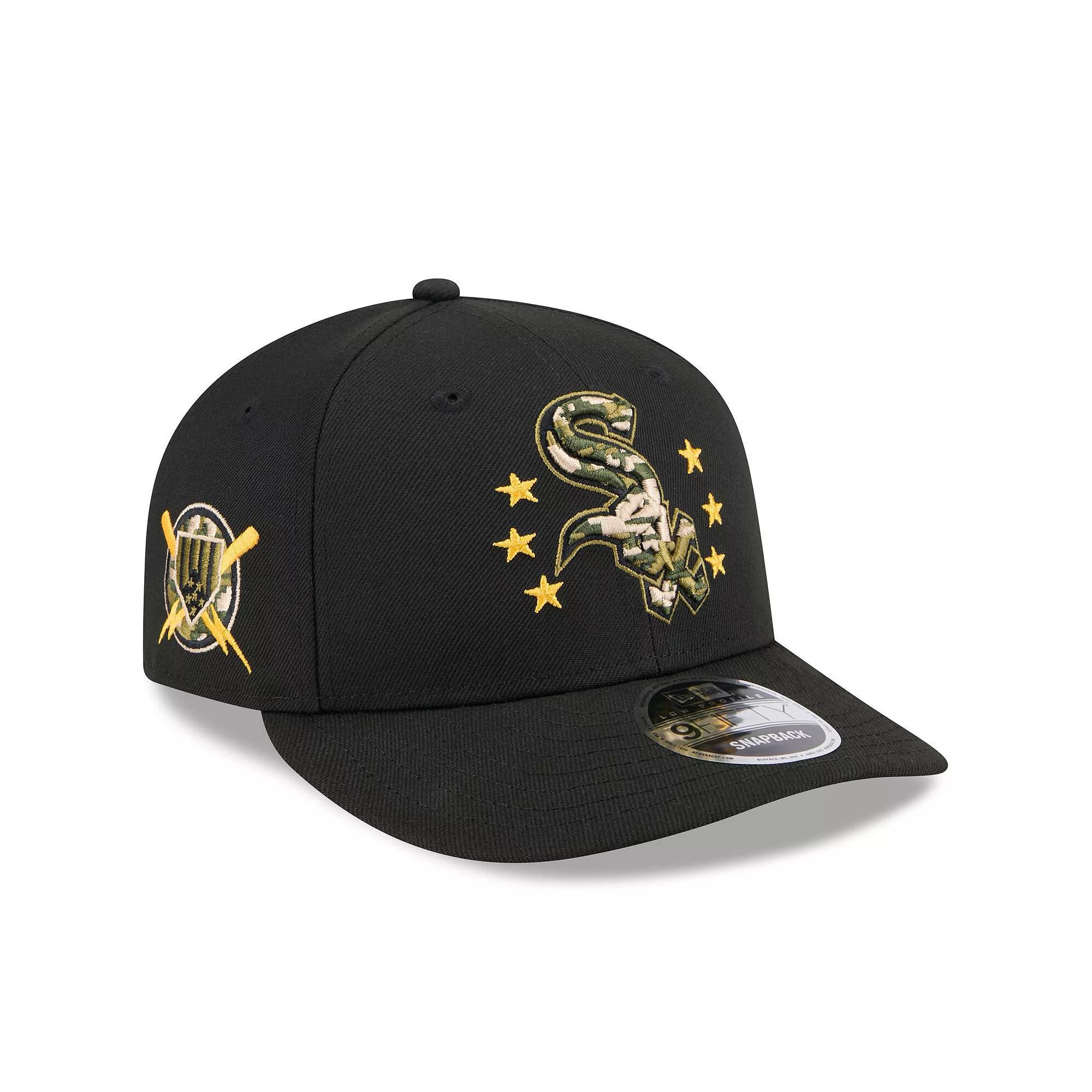 Men's New Era  Black Chicago White Sox 2024 Armed Forces Day Low Profile 9FIFTY Snapback Hat Product Image