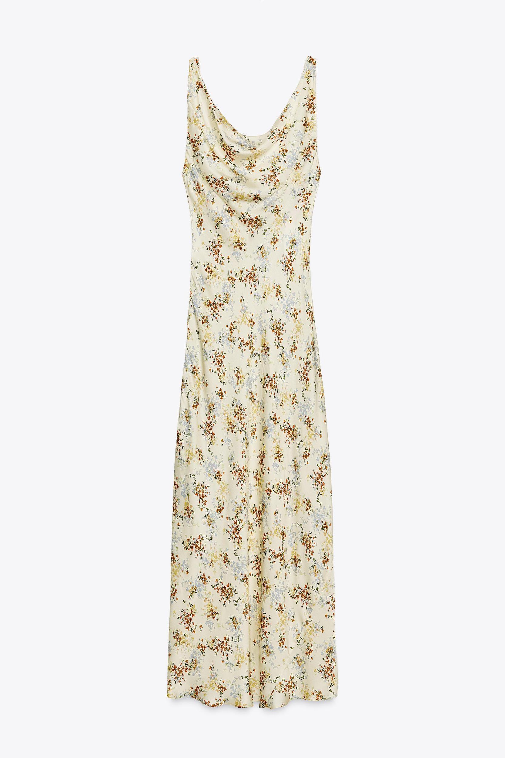 ZW COLLECTION PRINTED SATIN DRESS Product Image