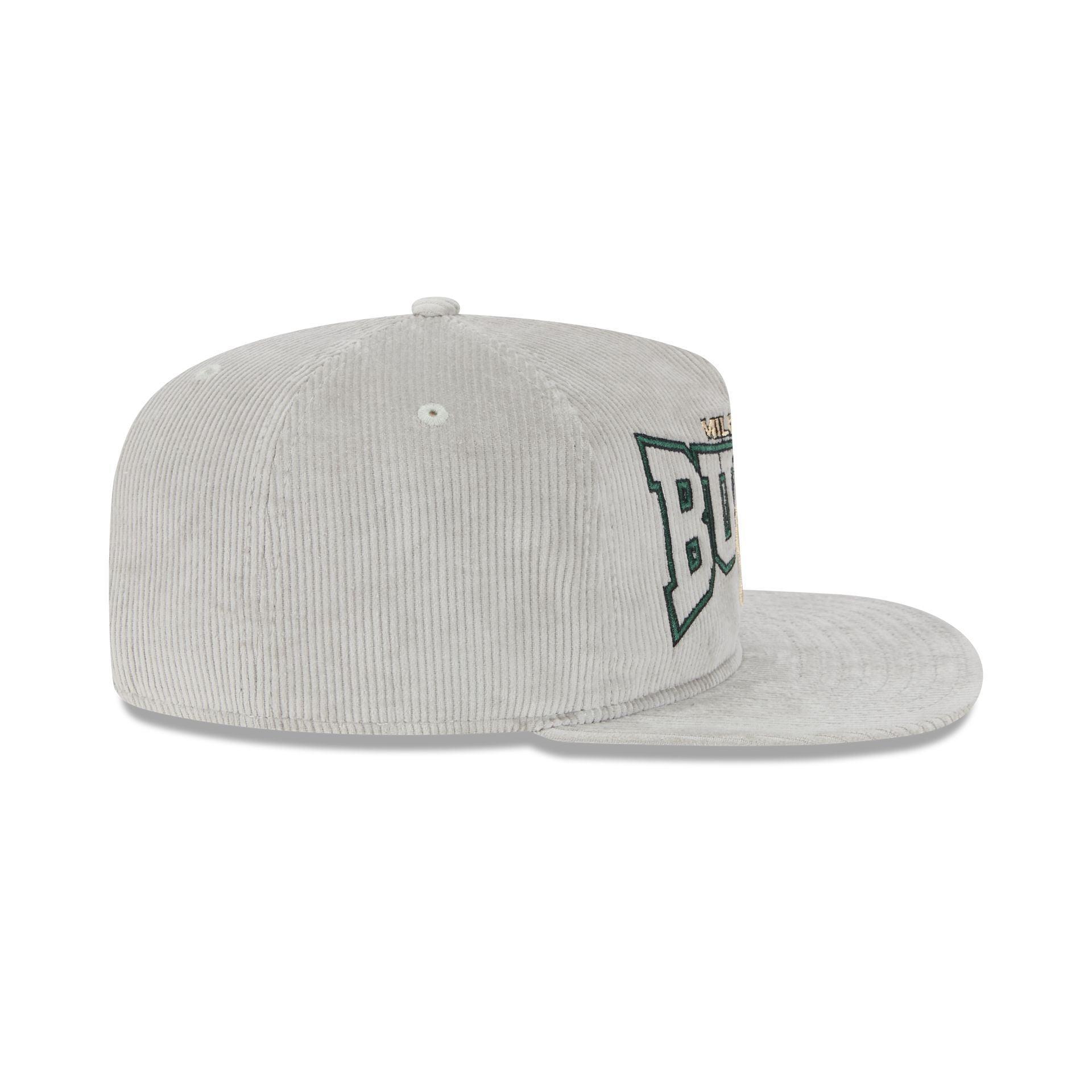 Milwaukee Bucks Gray Cord Golfer Hat Male Product Image